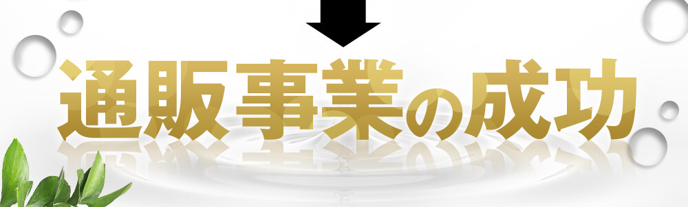 通販事業の成功